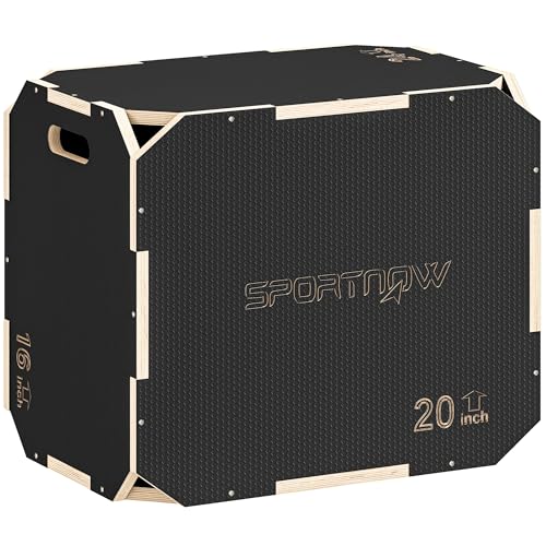 Sportnow 3 In 1 Pliometrische Box Aus Holz