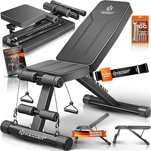 Kesser Klappbare Hantelbank Multifunktionale Trainingsbank Mit R Ckenlehne