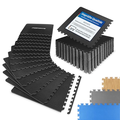 Msports Bodenschutzmatte Set Premium 8 Teiliges Bodenschutz Fitnessboden