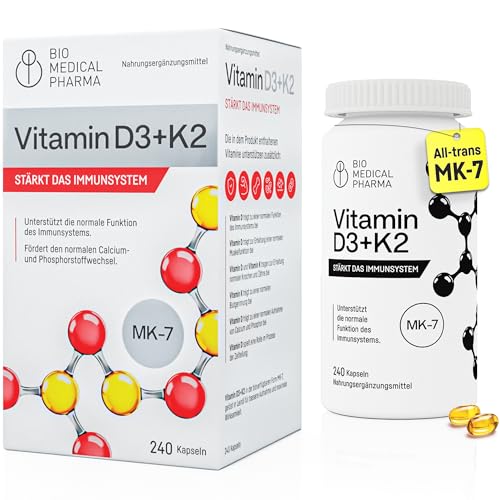 Vitamin D3 K2 Mk 7 Hochdosiert 5000 Ie