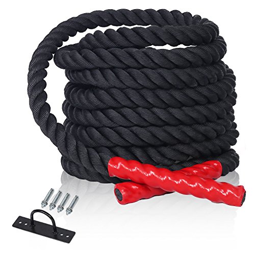 Cclife Battle Ropes Schlachtseil 9m 12m 15m 38mm