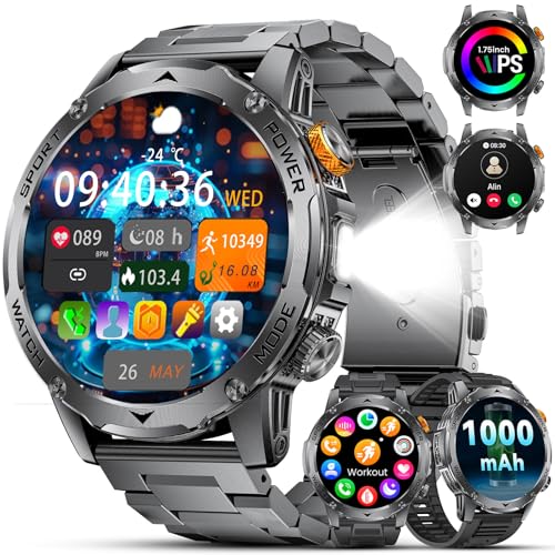 Smartwatch Herren Milit R 1000mah Akku 1 75