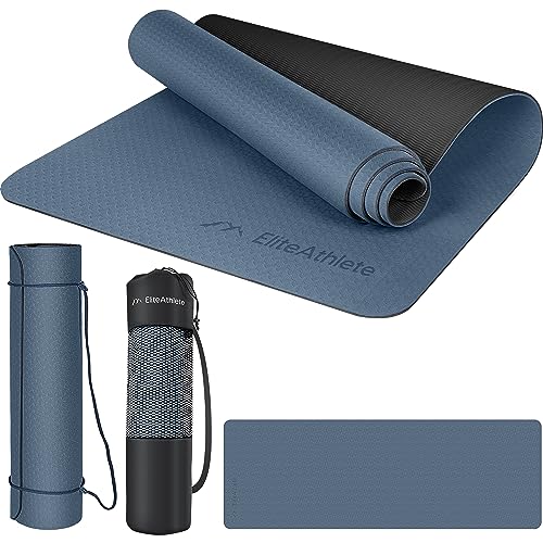 Eliteathlete Yogamatte Sportmatte Fitnessmatte Gymnastikmatte Gepolstert Rutschfest F