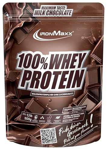 Ironmaxx 100 Whey Protein Pulver 500g Schokolade Cremiger