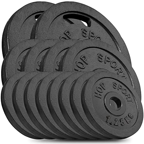 Hop Sport Gusseisen Hantelscheiben Set 30 Kg 2