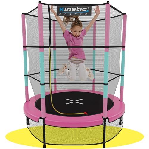 Kinetic Sports Kinder Trampolin Jumper 140 Cm Inklusive