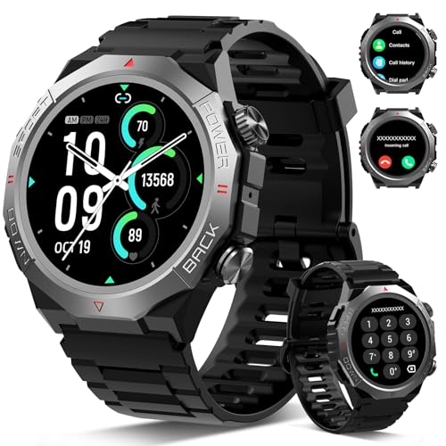 Milit R Smartwatch Herren Damen Smart Watch Mittelefonfunktion