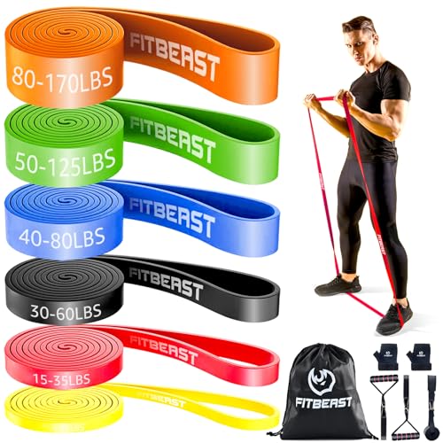 Fitbeast Widerstandsb Nder Set 6er Trainingsb Nder Fitnessb