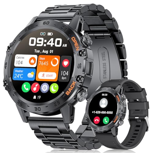 Lige Smartwatch Herren Mit Telefonfunktion 1 39 Zoll