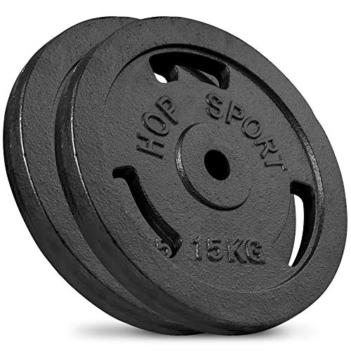 Hop Sport Gusseisen Hantelscheiben Set 30 Kg 2