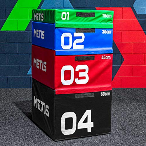 Metis Plyo Box Set Stapelbare Plyo Boxen Heimtraining