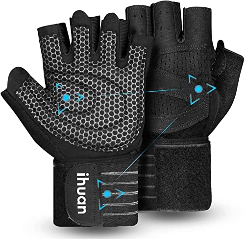 Ihuan Bel Ftete Fitness Handschuhe Mit Handgelenkband Unterst
