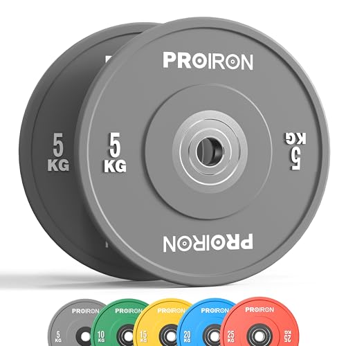 Proiron Hantelscheiben Olympic Bumper Plates 50mm 5 25kg