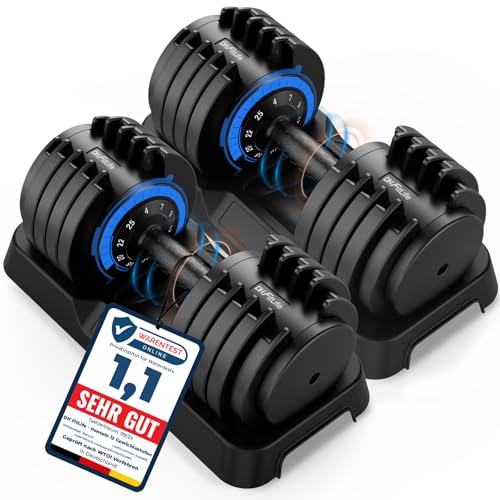 Dh Fitlife 25kg Verstellbare Hanteln 4 Bis 25