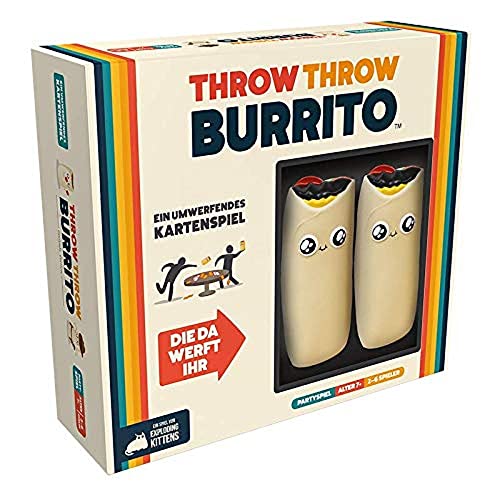 Asmodee Exploding Kittens Throw Throw Burrito Auflage 2022