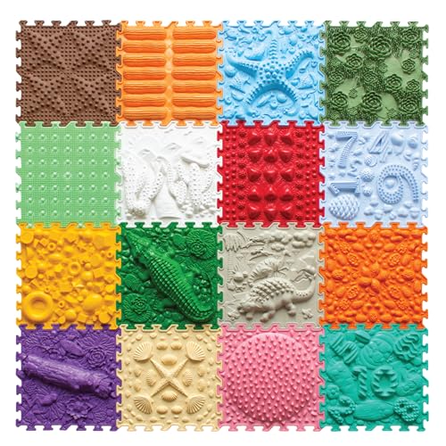 Orto Nature 16 Teiliges Sensorik Puzzle Matten Set