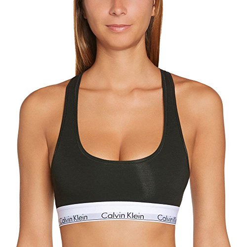 Calvin Klein Damen Bh Bralette Unlined Sport Schwarz
