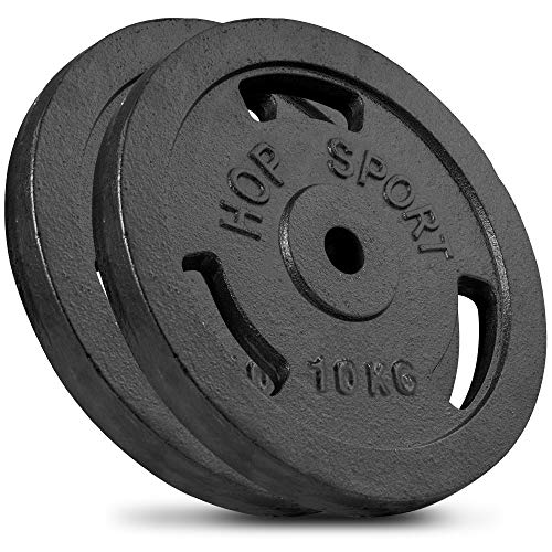 Hop Sport Gusseisen Hantelscheiben Set 20 Kg 2