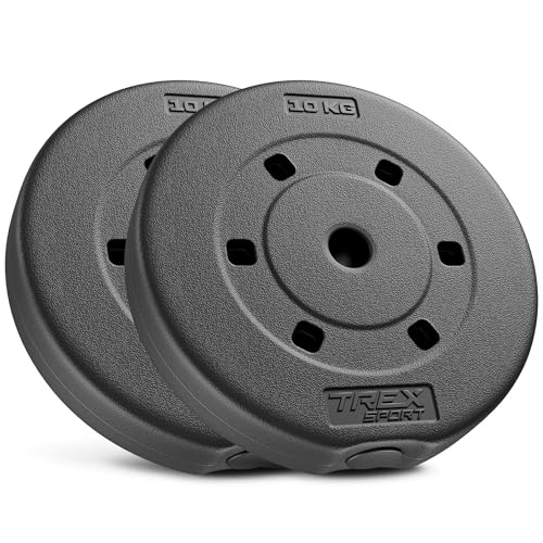 Trex Sport Hantelscheiben Set 20 Kg Kunststoff Gewichte