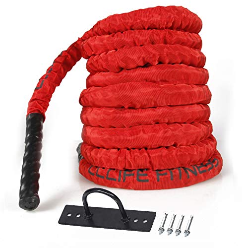 Cclife Battle Ropes Schlachtseil 9m 12m 15m 38mm