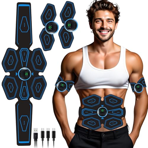 Egeyi Abs Trainer Muskelstimulator Usb Wiederaufladbarer Ems Muskelstimulator