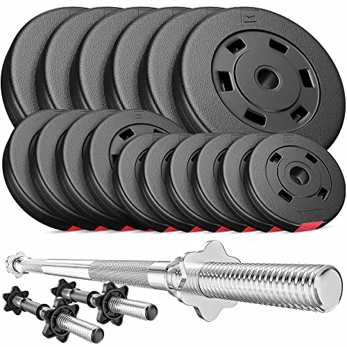 Hop Sport Hantelset 51 Kg Langhantel 167 Cm