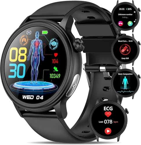 2026 Neue Smartwatch Mit Ekg Hrv Bl Tdr