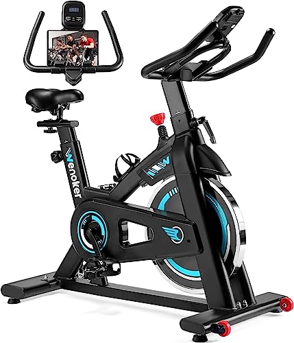 Wenoker Heimtrainer Fahrrad Indoor Cycling Bike Mit Lcd