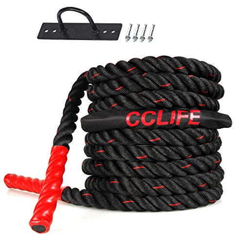 Cclife Battle Ropes Schlachtseil 9m 12m 15m 38mm