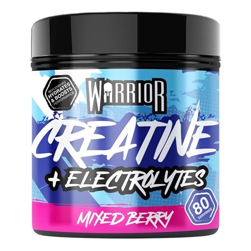 Warrior Kreatin Monohydrat Elektrolyte Pulver 360 G Gemischte