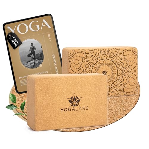 Yogalabs Premium 2er Set Yoga Block 22 5x15