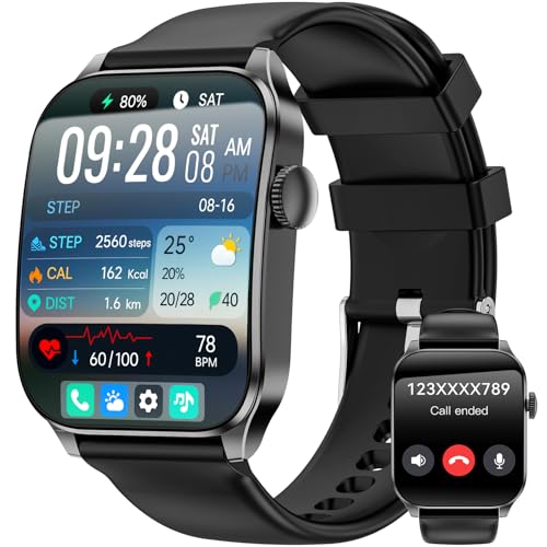 Smartwatch Herren Damen 1 91 Hd Kurvdisplay Smart