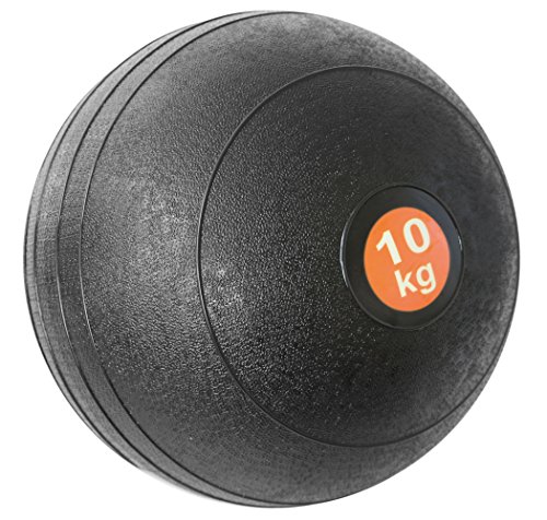Slam Ball 10kg Schwarz Medizinball Krafttraining Bootcamp Gewichte