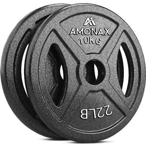 Amonax Amonax Gusseisen Hantelscheiben Set 2 5kg 5kg