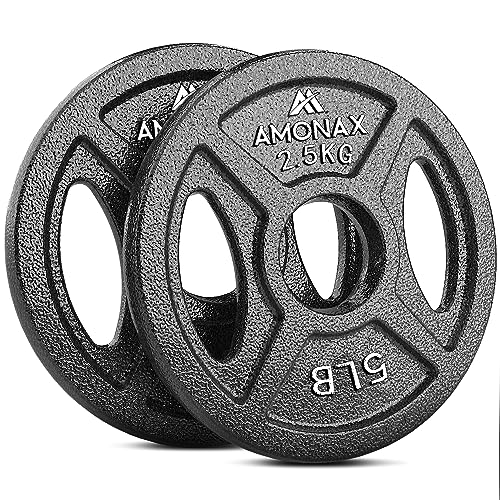 Amonax Amonax Gusseisen Hantelscheiben Set 2 5kg 5kg