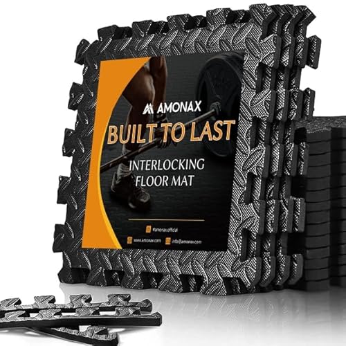 Amonax Bodenschutzmatte Fitness Puzzlematte Schaumstoff Gym Matte Puzzlematte